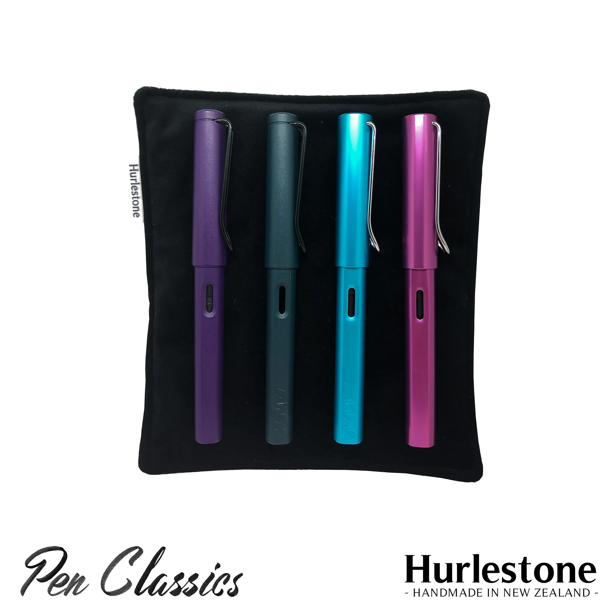 Hurlestone Large Velvet Pen Pillow – Black