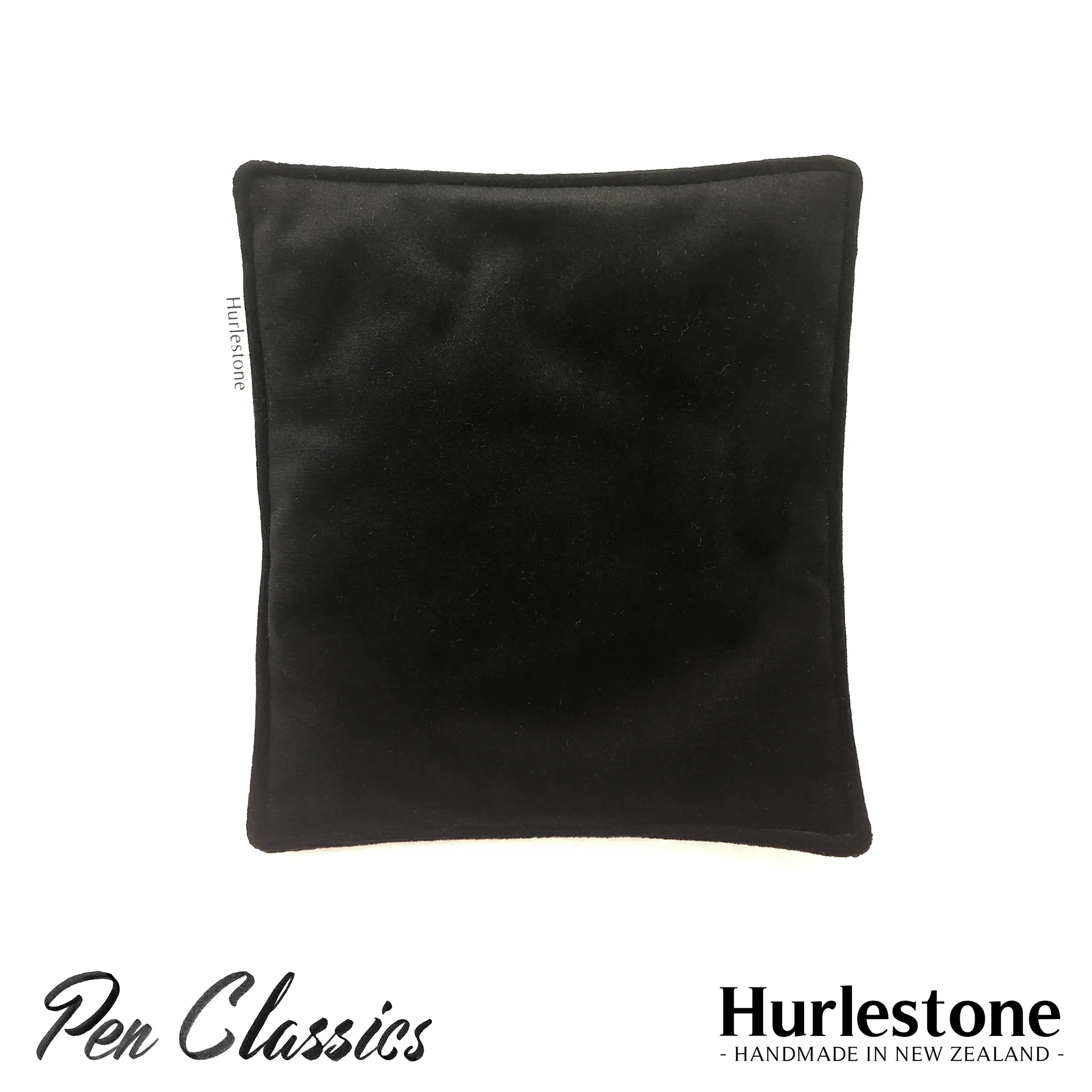 Hurlestone Large Velvet Pen Pillow – Black