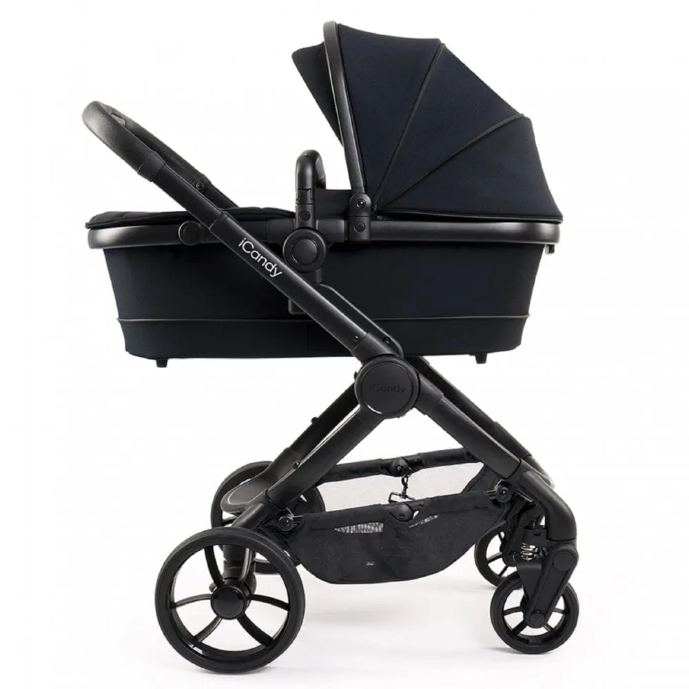 iCandy Peach 7, Pebble 360 PRO 2 Complete Travel System Bundle - Jet / Black Edition