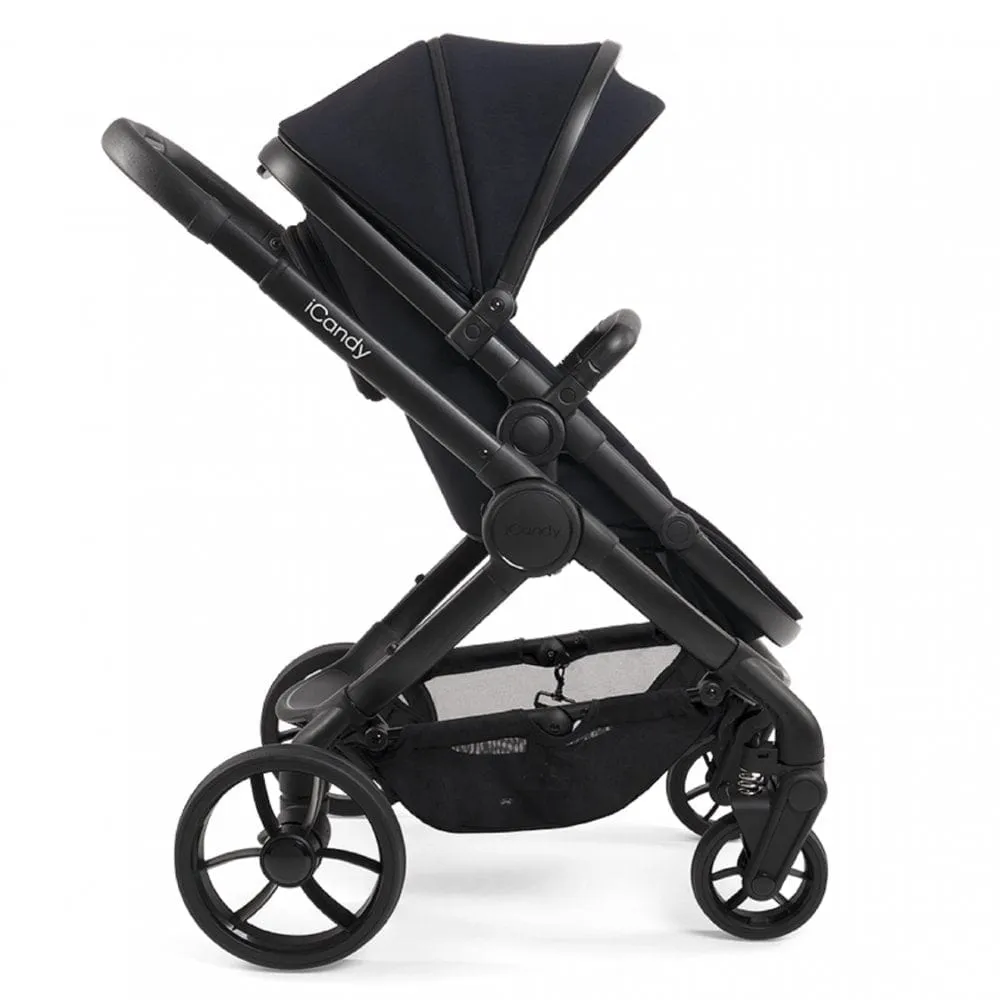 iCandy Peach 7, Pebble 360 PRO 2 Complete Travel System Bundle - Jet / Black Edition