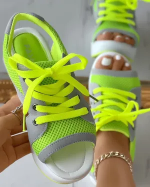 Juno | Sporty Sneaker Wedge Sandal
