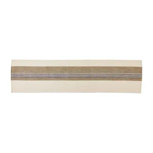 Khaki Striped Table Runner