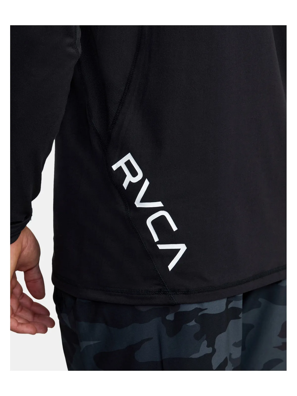 Koszulka RVCA Sport Vent Ls czarny