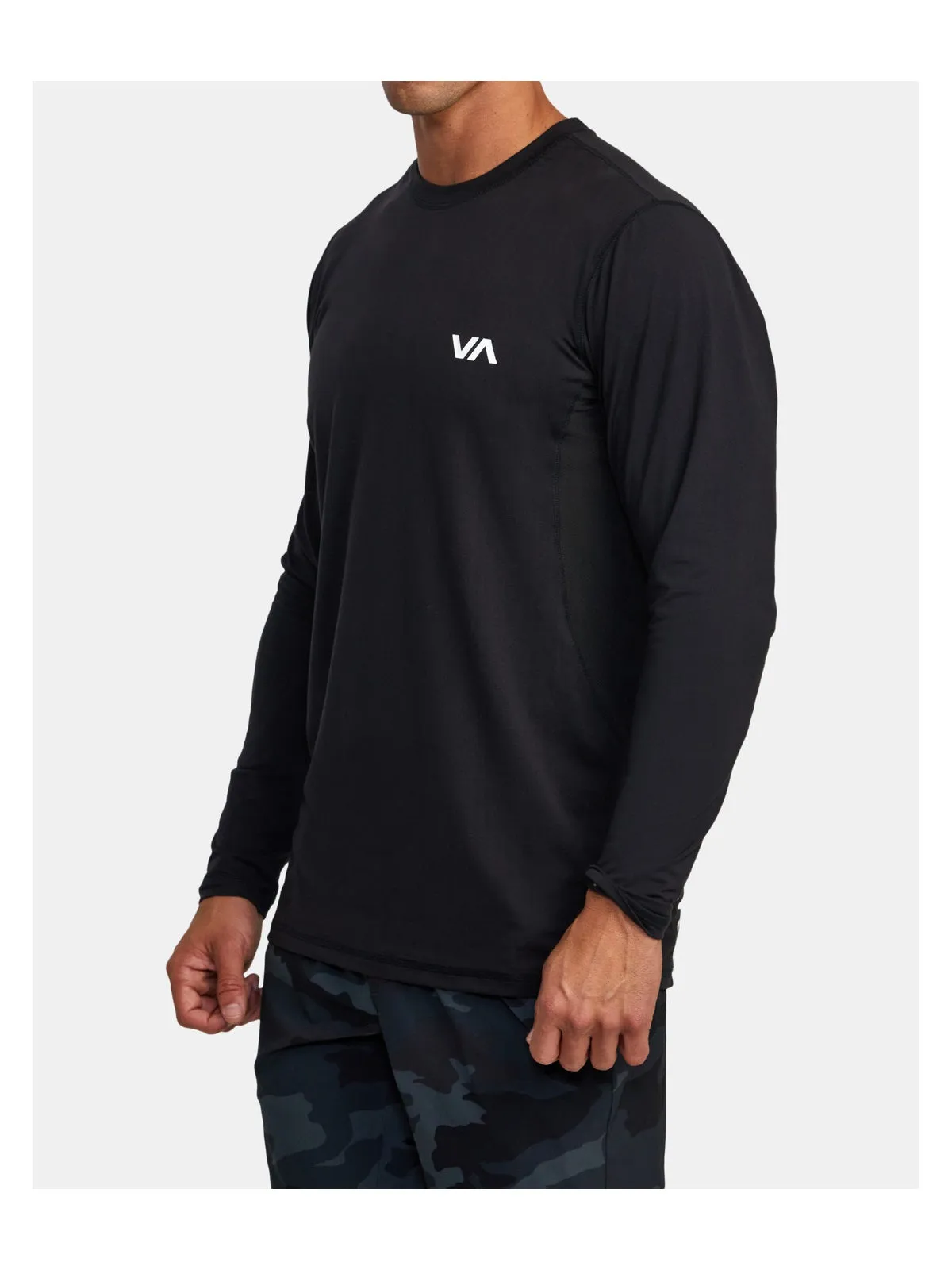 Koszulka RVCA Sport Vent Ls czarny