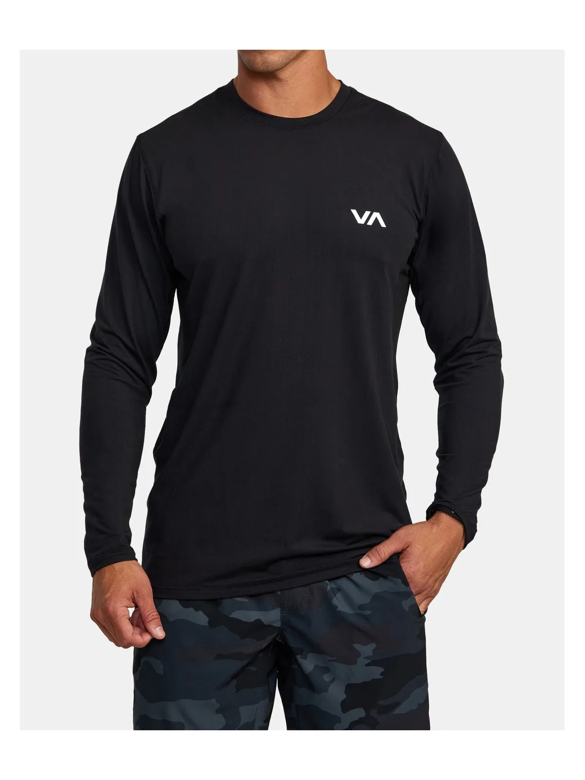 Koszulka RVCA Sport Vent Ls czarny