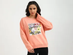 Ladies Printed Sweatshirt