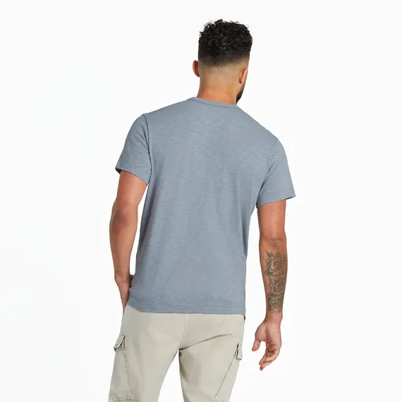 Life is Good Men's Favourite Passenger Textured Slub Tee