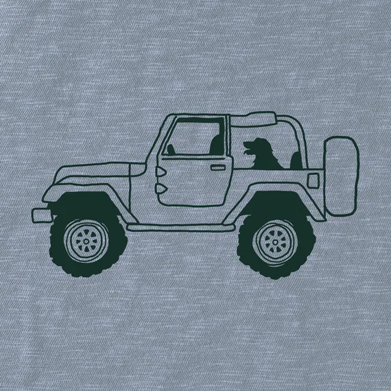 Life is Good Men's Favourite Passenger Textured Slub Tee