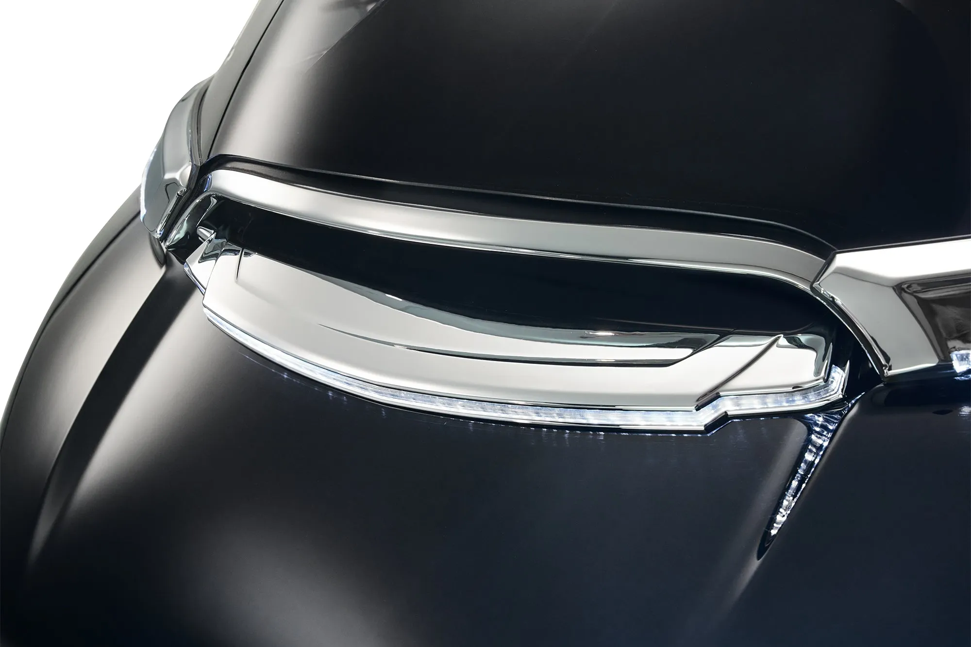 Lighted Vent Trim for Road Glide, Chrome '15-up