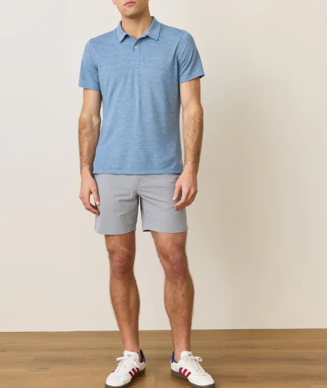 Marine Layer Hybrid Short 7" in Monument
