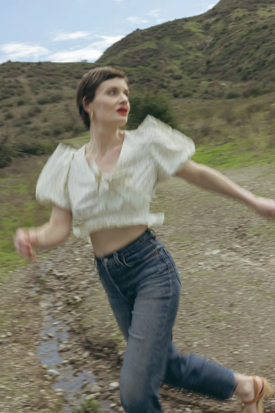 Marybell Blouse in Golden Valley Floral
