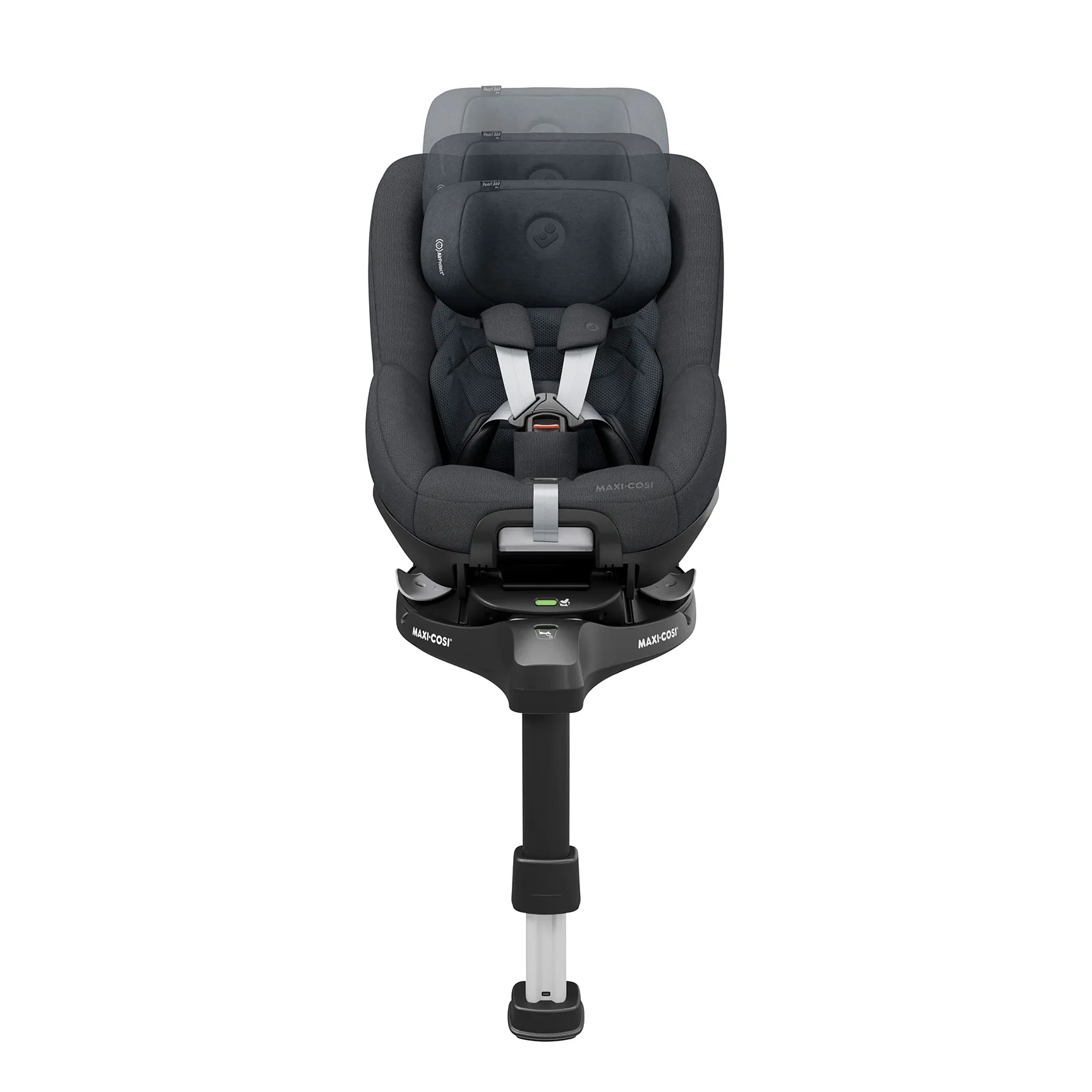 Maxi-Cosi Pearl 360 Pro & FamilyFix 360 Pro in Authentic Graphite