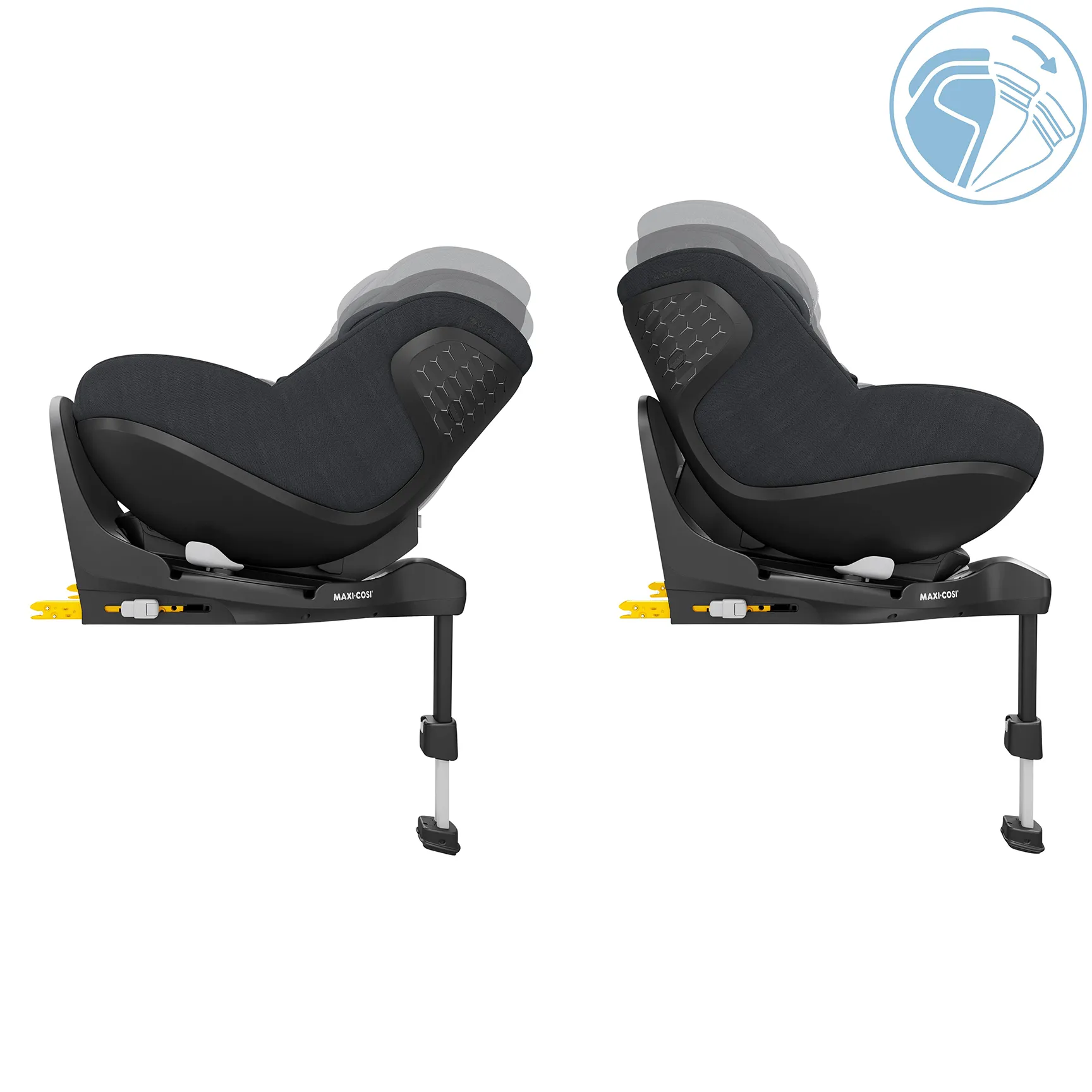 Maxi-Cosi Pearl 360 Pro & FamilyFix 360 Pro in Authentic Graphite