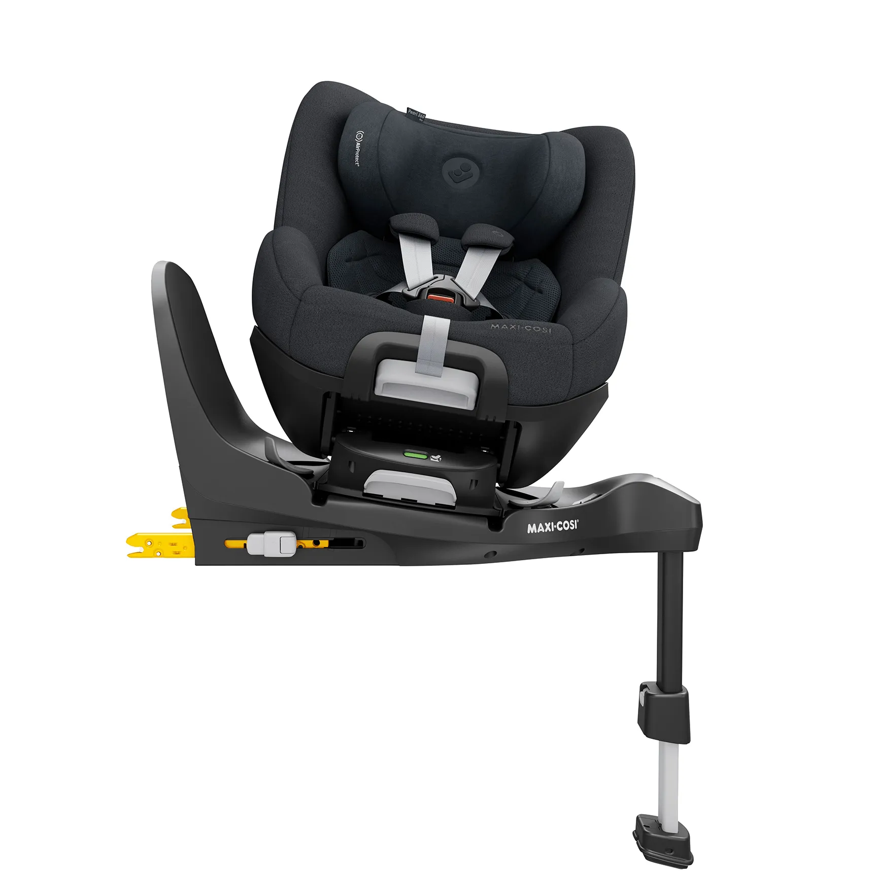 Maxi-Cosi Pearl 360 Pro & FamilyFix 360 Pro in Authentic Graphite