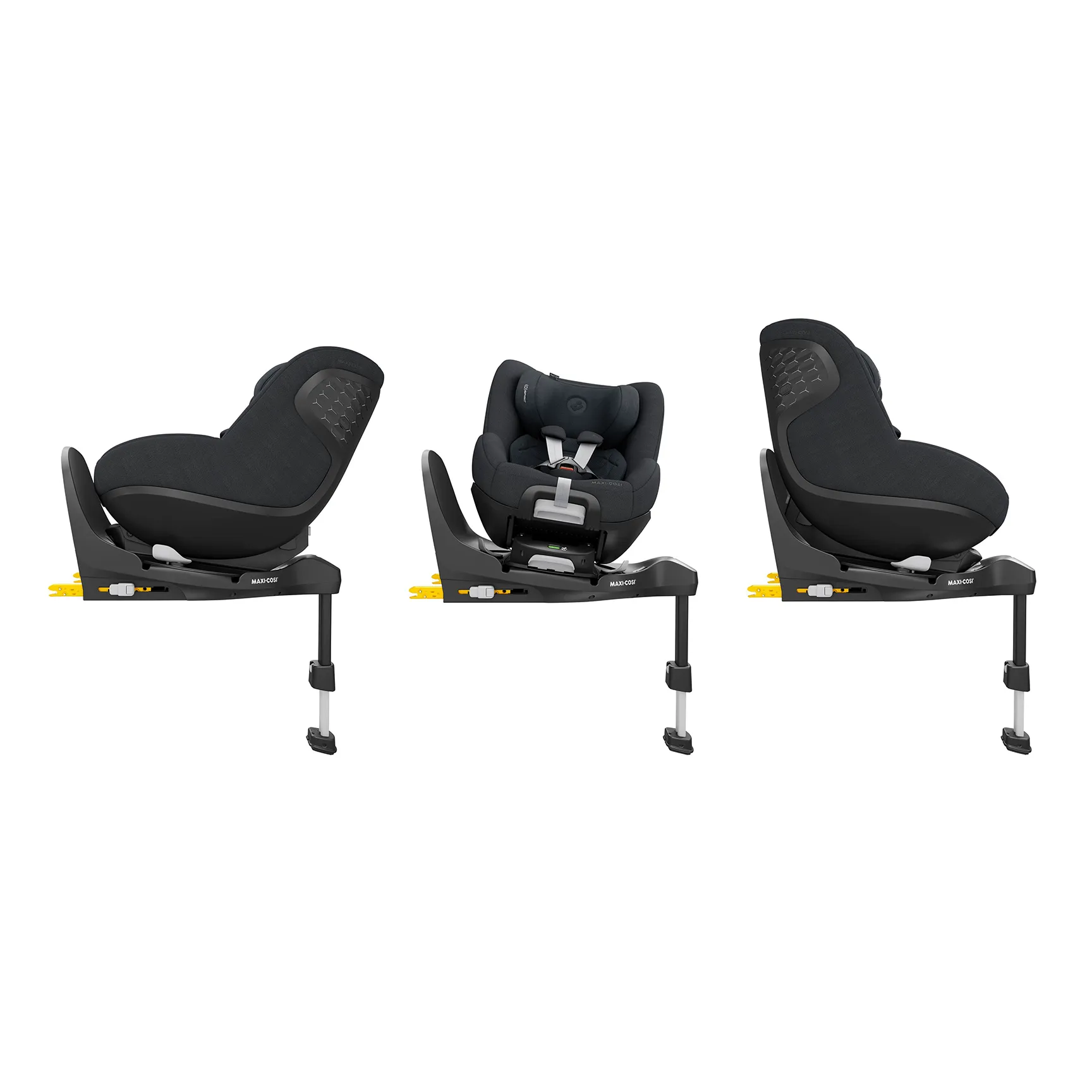 Maxi-Cosi Pearl 360 Pro & FamilyFix 360 Pro in Authentic Graphite