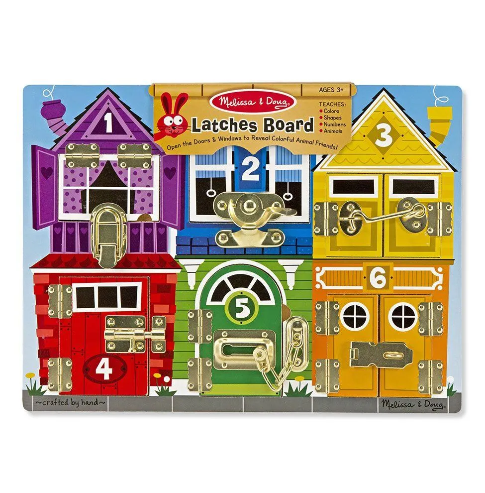 Melissa & Doug Wooden Latches Board