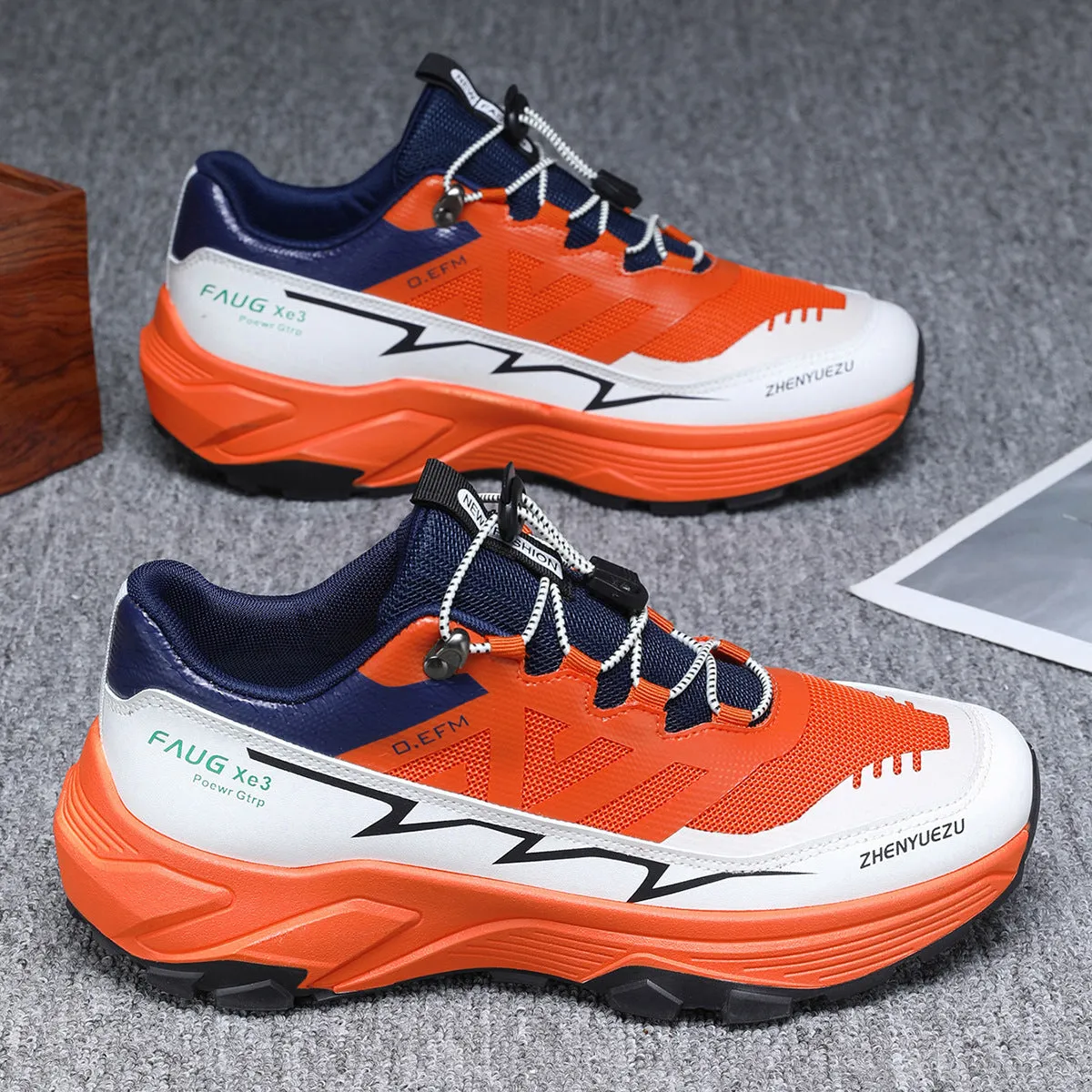 Men Colorblock Sneakers Outdoor