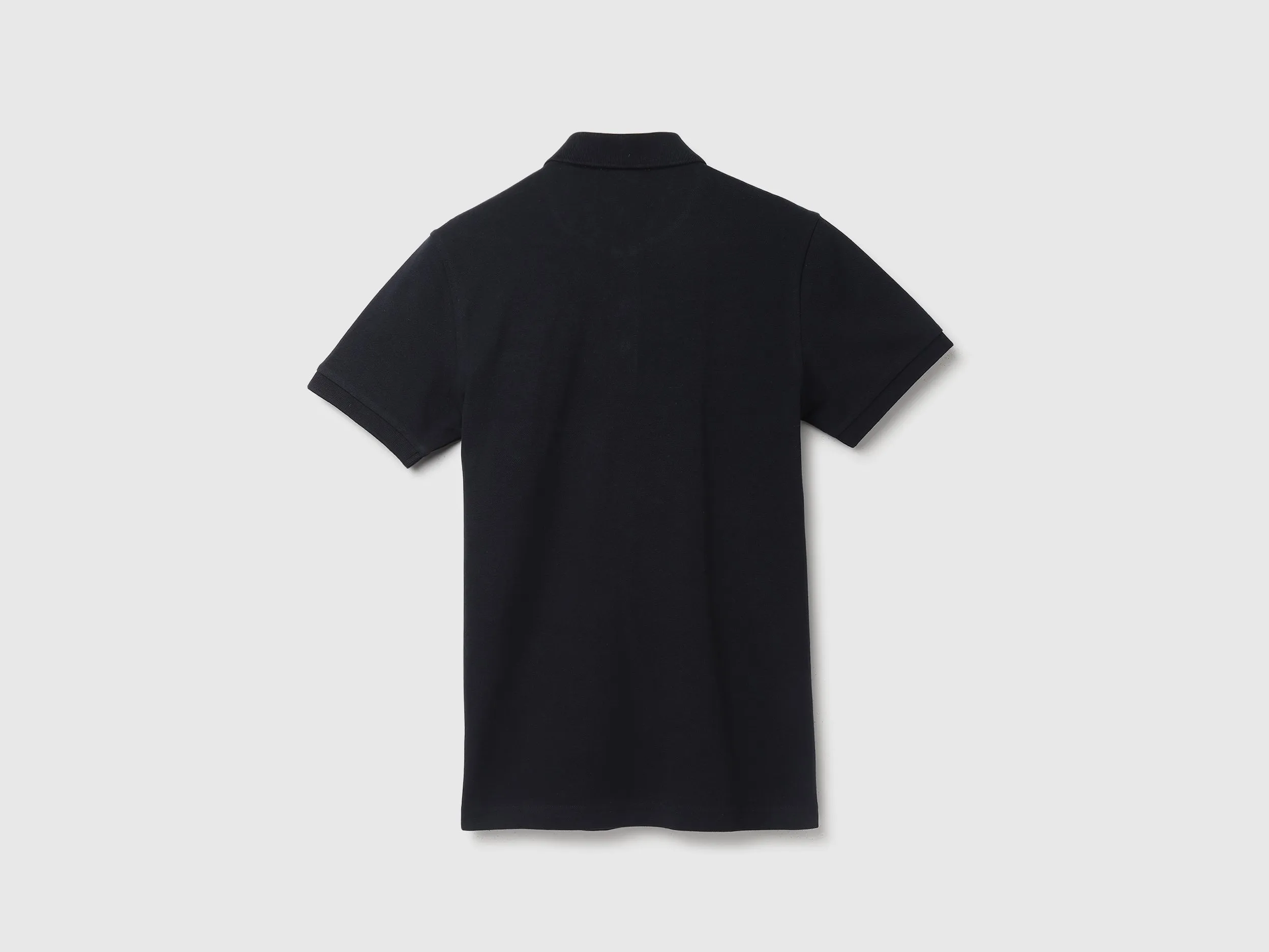 Men's Regular Fit Polo Neck Applique T-shirt
