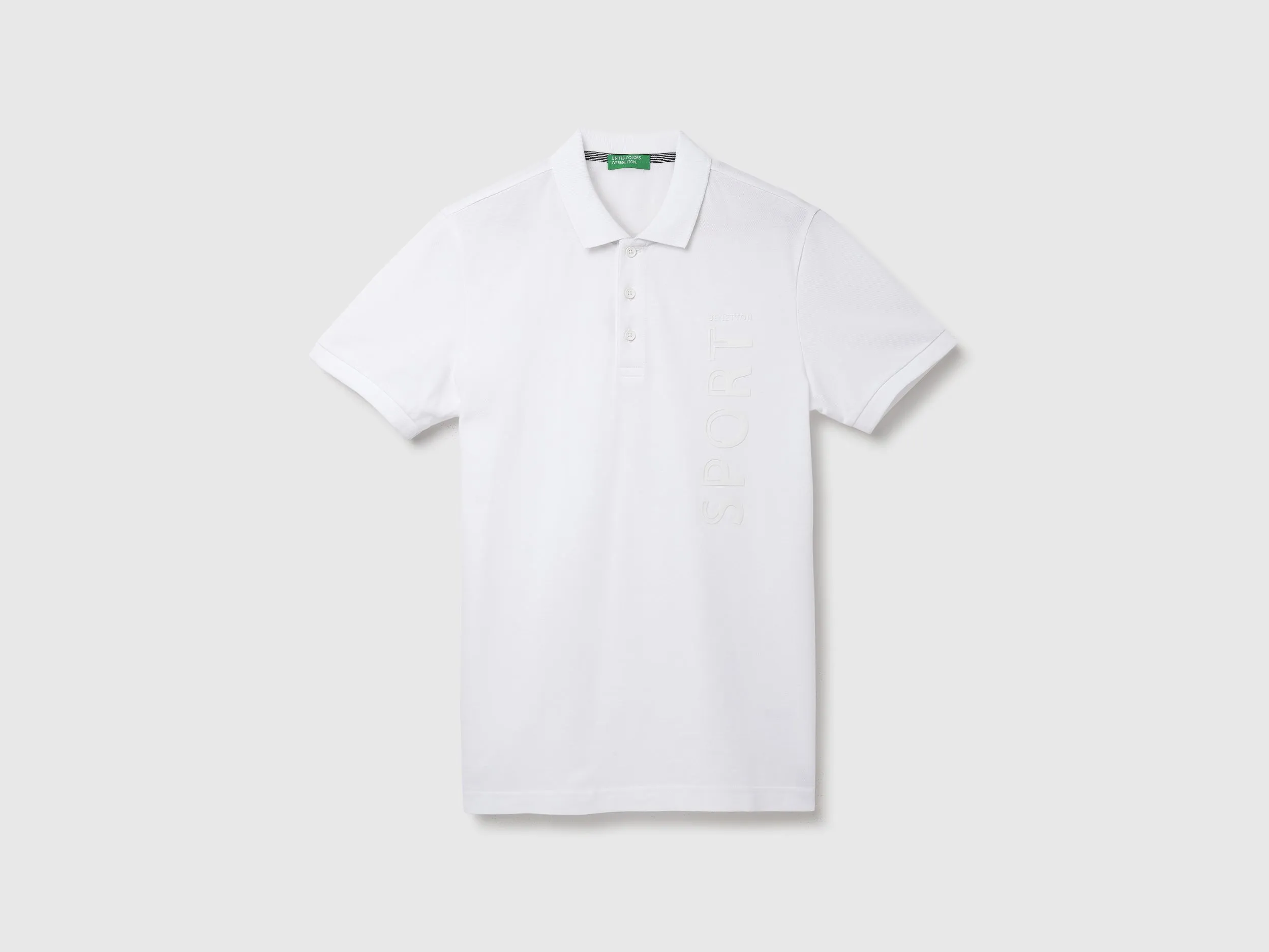 Men's Regular Fit Polo Neck Applique T-shirt