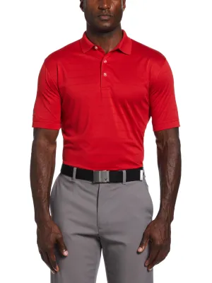Mens Vent Short Sleeve Open Mesh Polo Shirt
