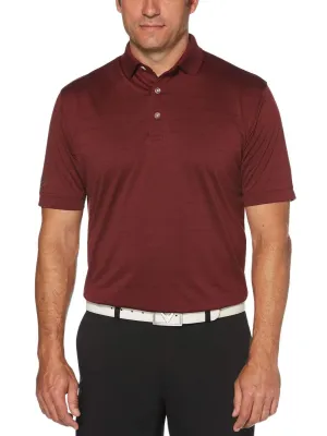Mens Vent Short Sleeve Open Mesh Polo Shirt