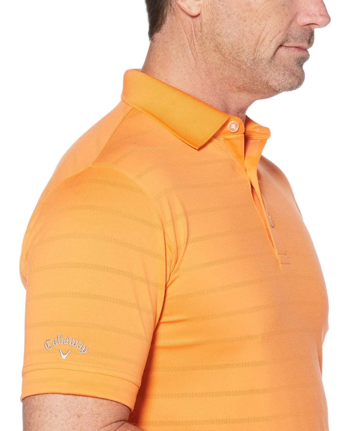 Mens Vent Short Sleeve Open Mesh Polo Shirt