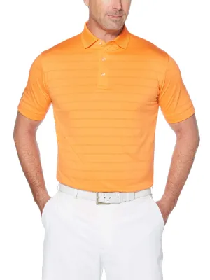 Mens Vent Short Sleeve Open Mesh Polo Shirt