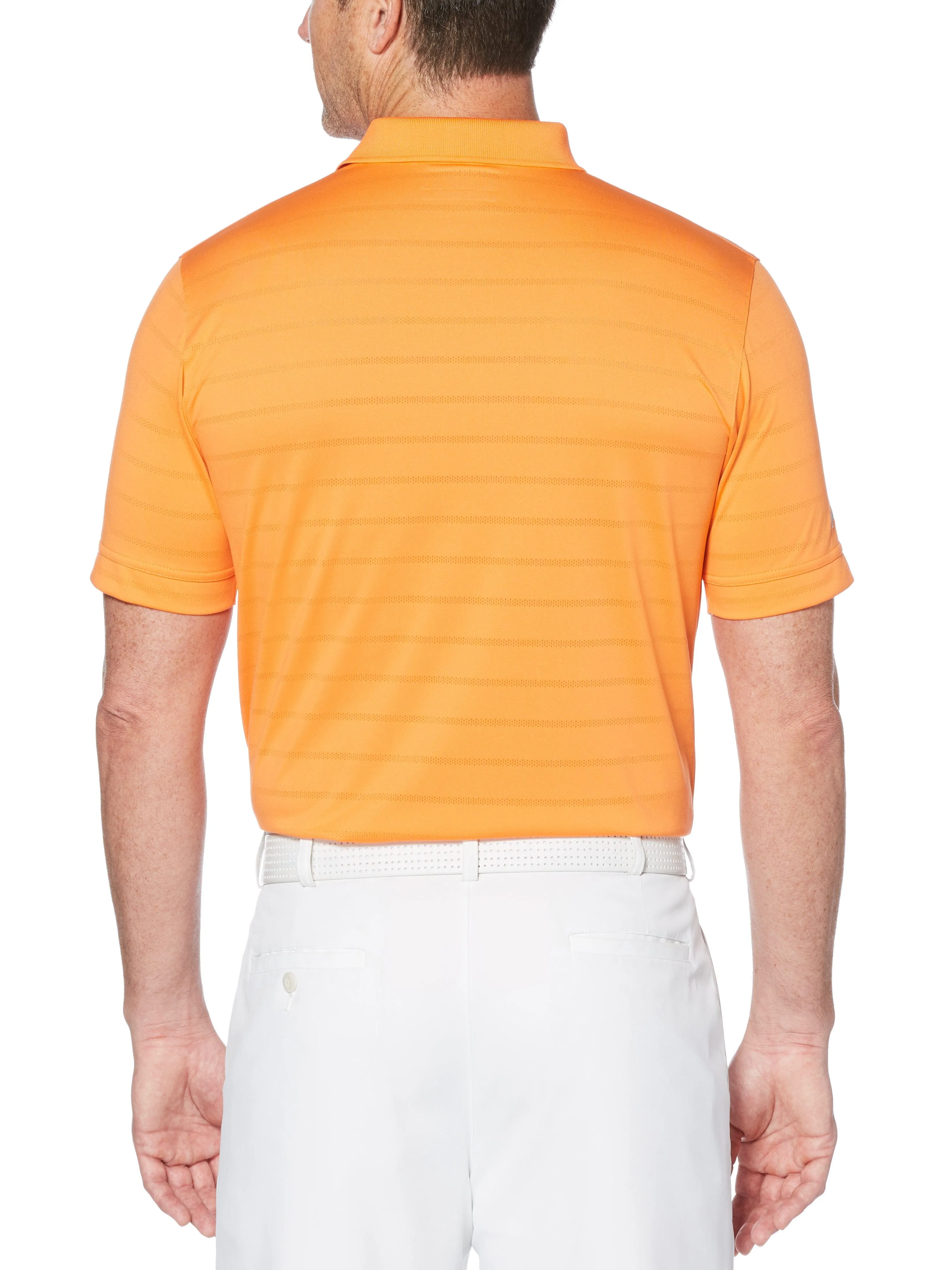 Mens Vent Short Sleeve Open Mesh Polo Shirt