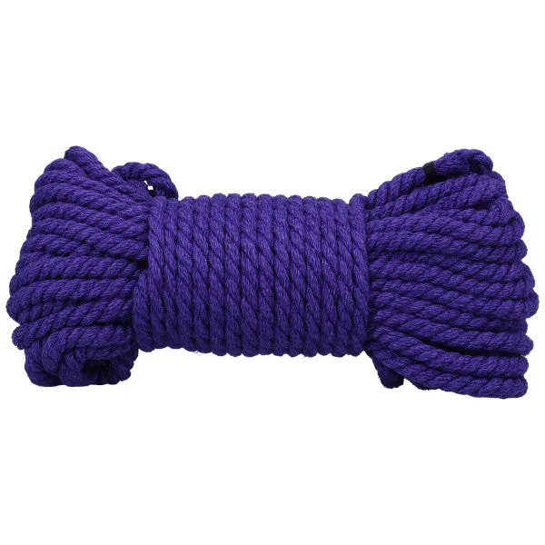 Merci - Bind & Tie - 6mm Hemp Bondage Rope - 50 Feet - Violet