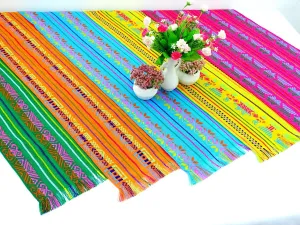 Mexican Table Runner in Bright Colors (5 Pack)