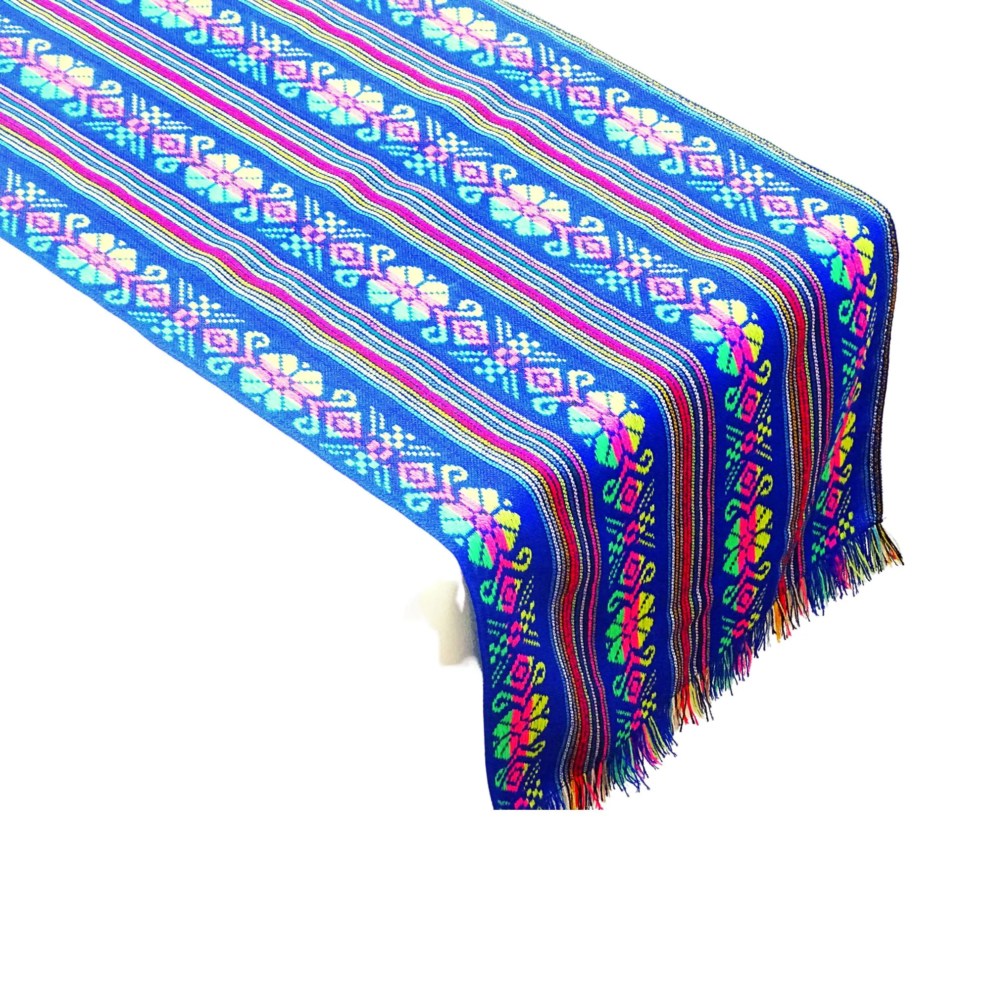 Mexican Table Runner in Royal Blue (2 Pack)