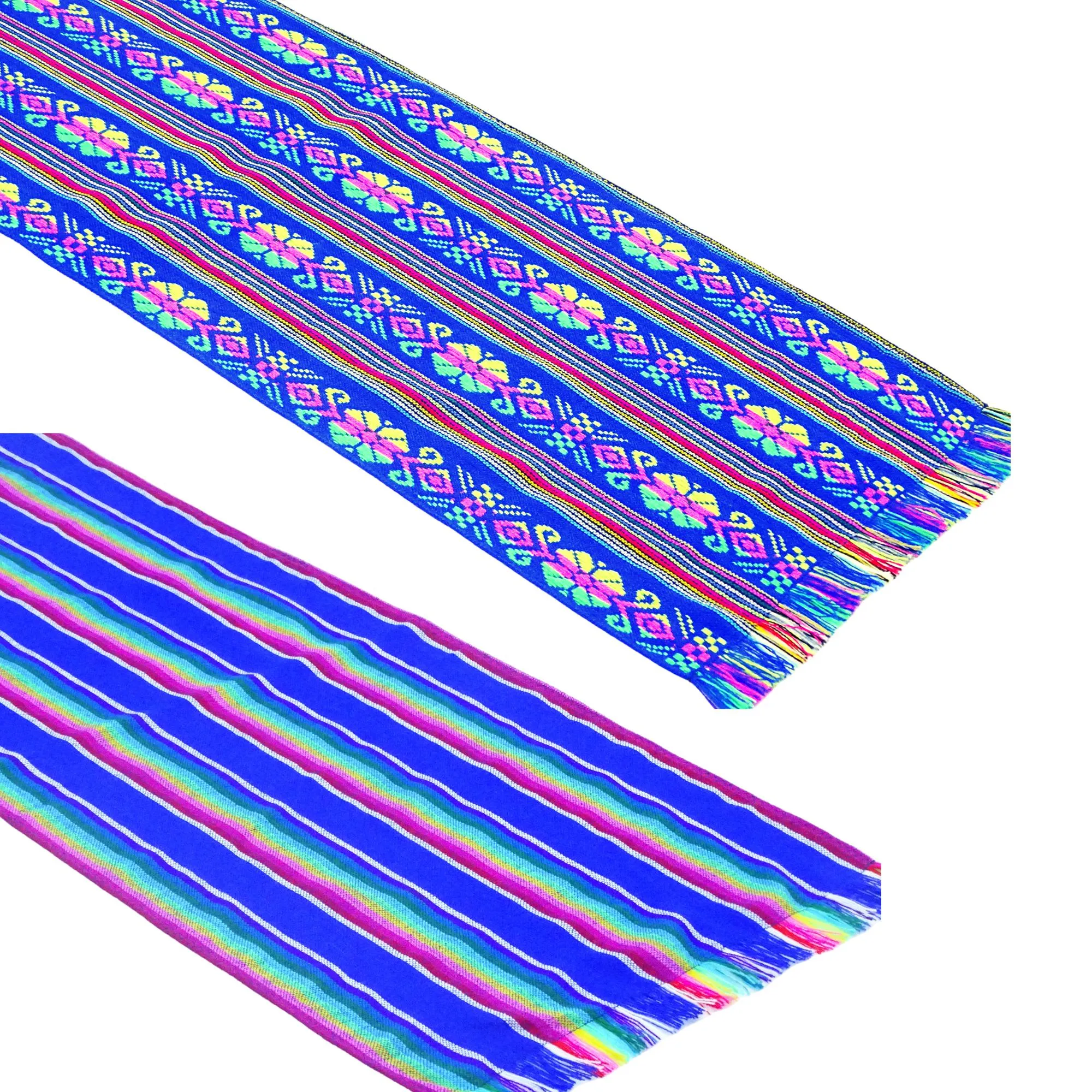 Mexican Table Runner in Royal Blue (2 Pack)