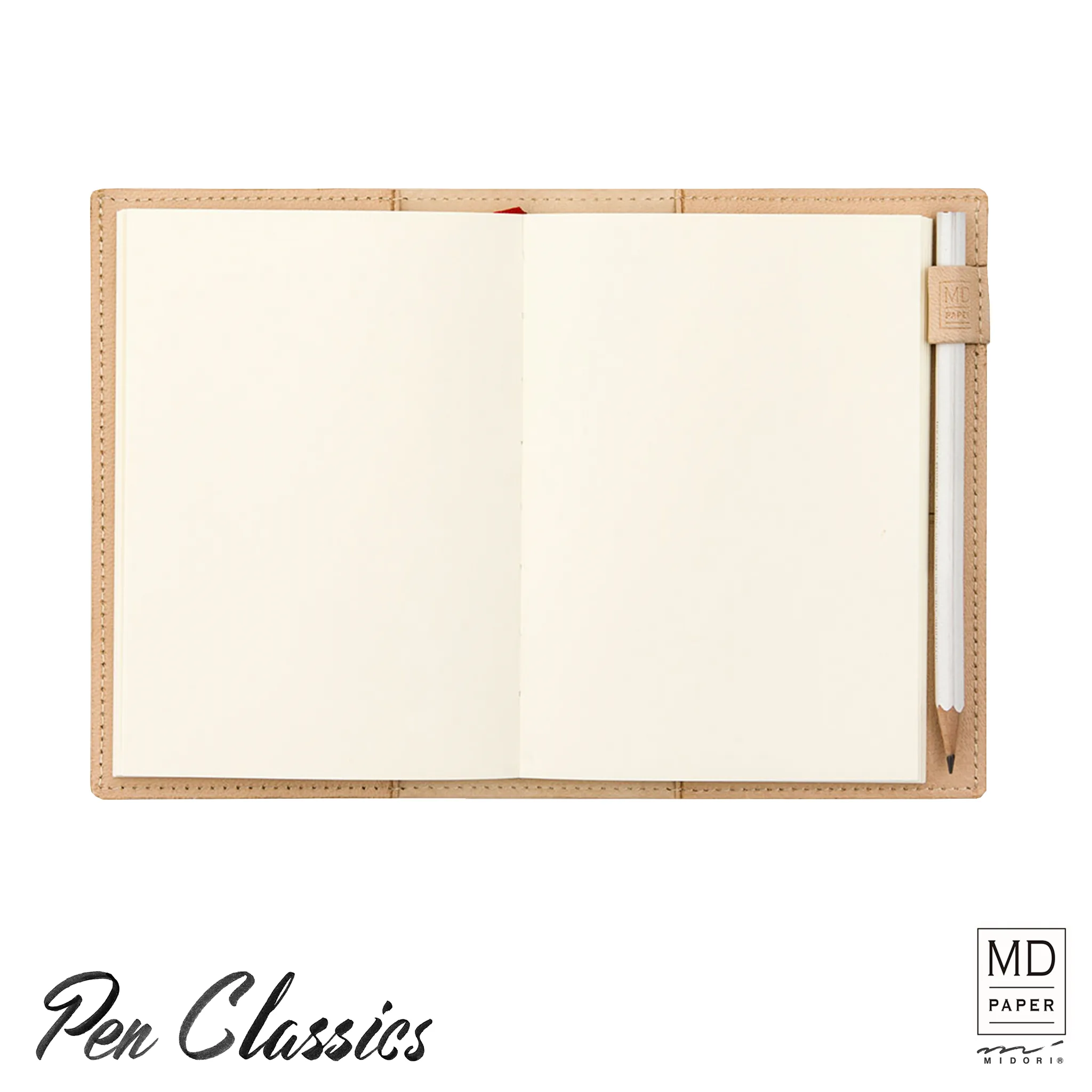 Midori MD Notebook Cover A6 Goat Leather