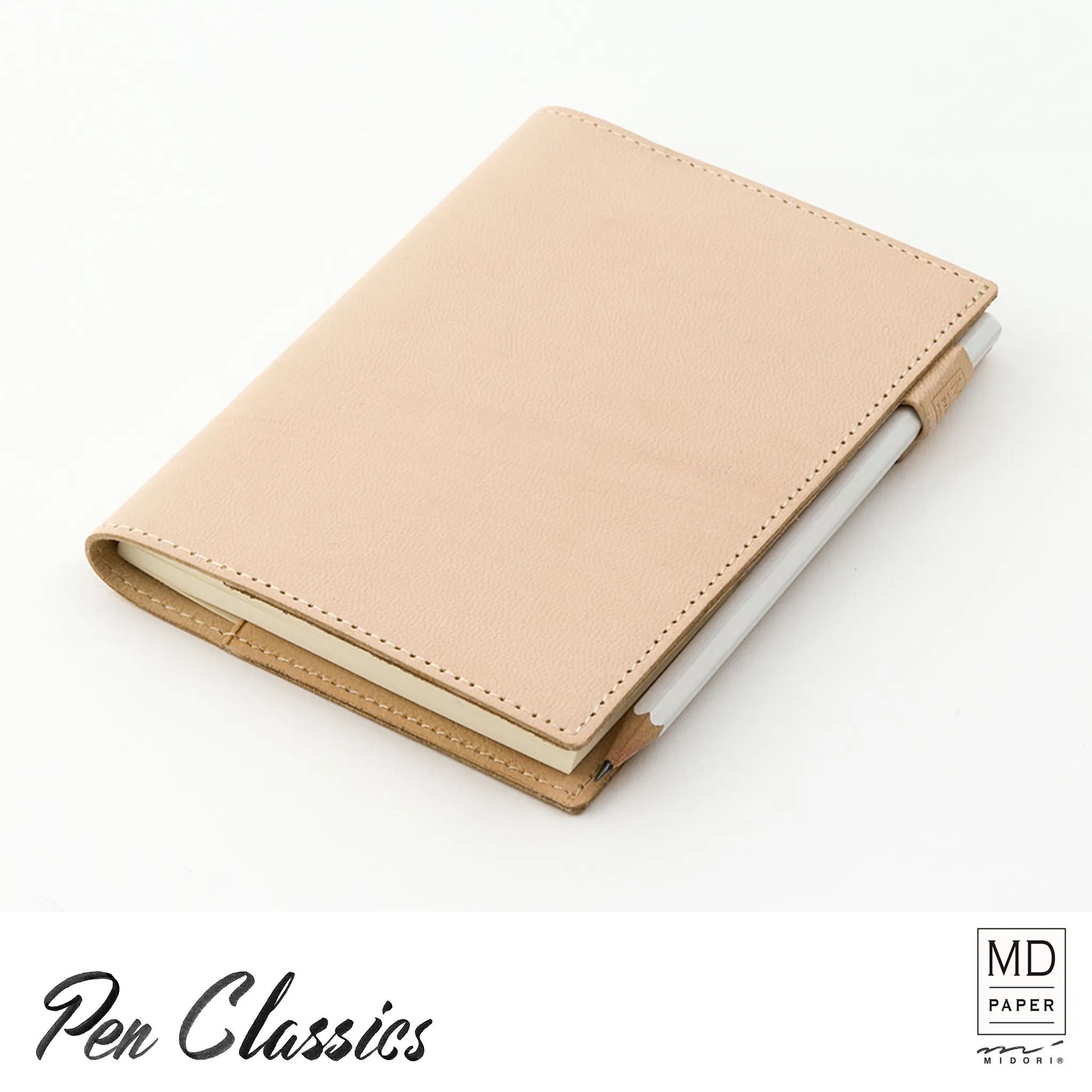 Midori MD Notebook Cover A6 Goat Leather