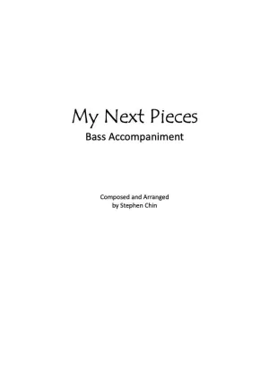 My Next Pieces String Accompaniment Score for Double Bass