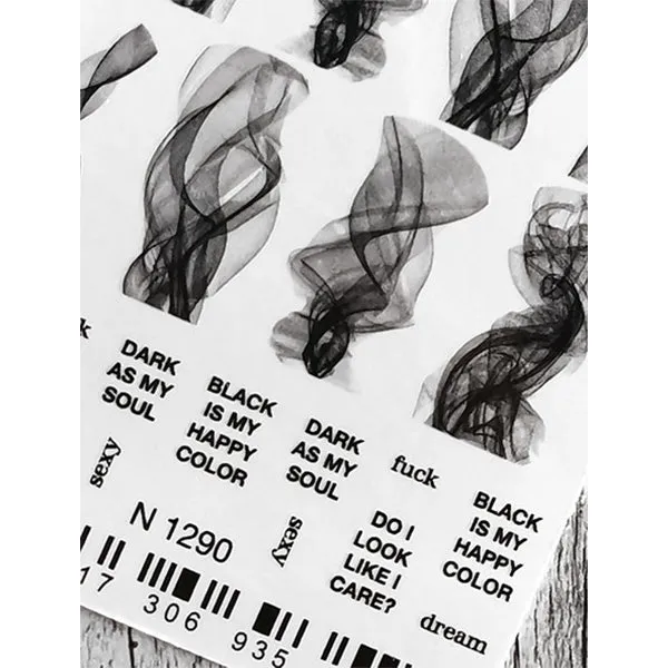 N1290 Water Slide Decal