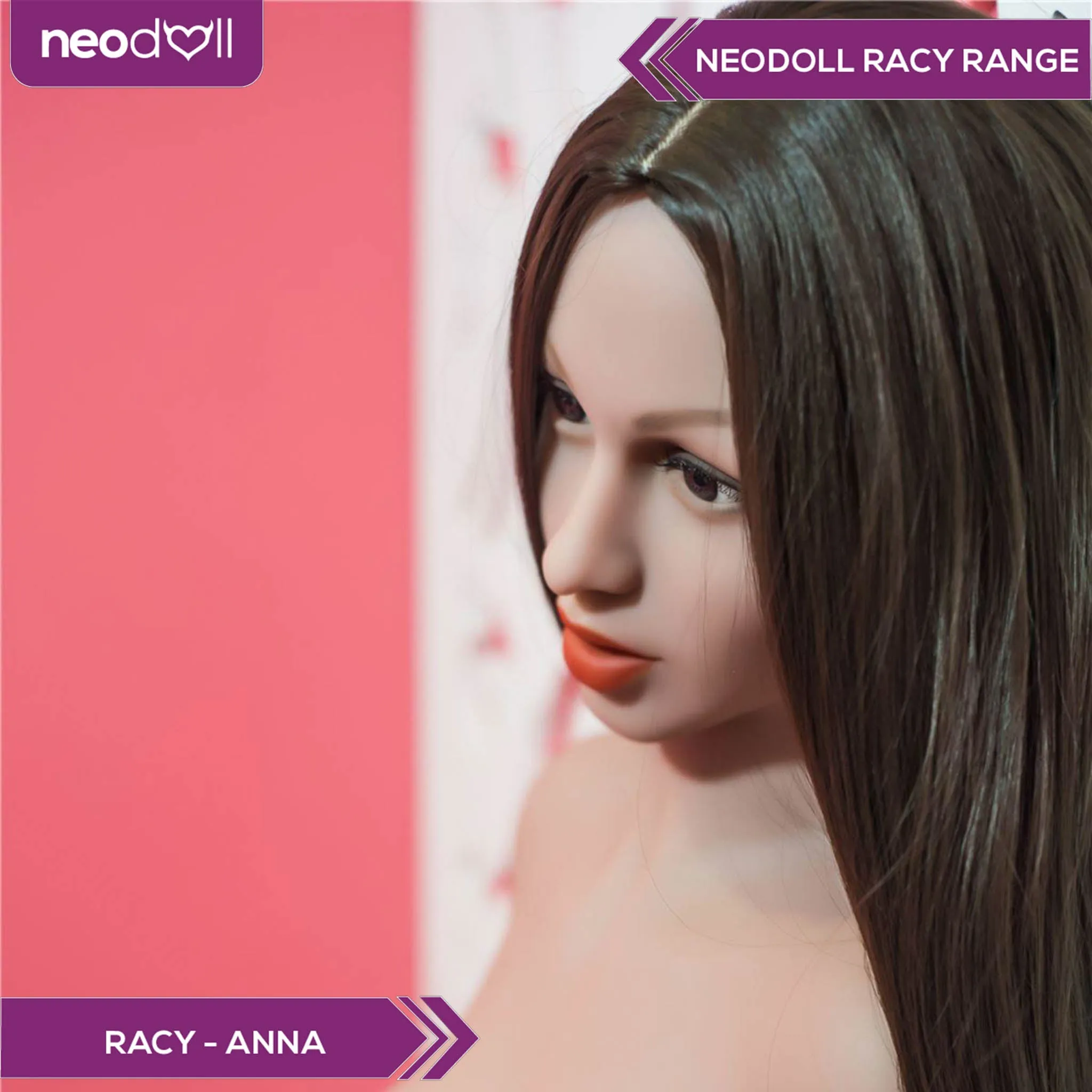 Neodoll Racy Anna - Realistic Sex Doll - 155cm - Brown