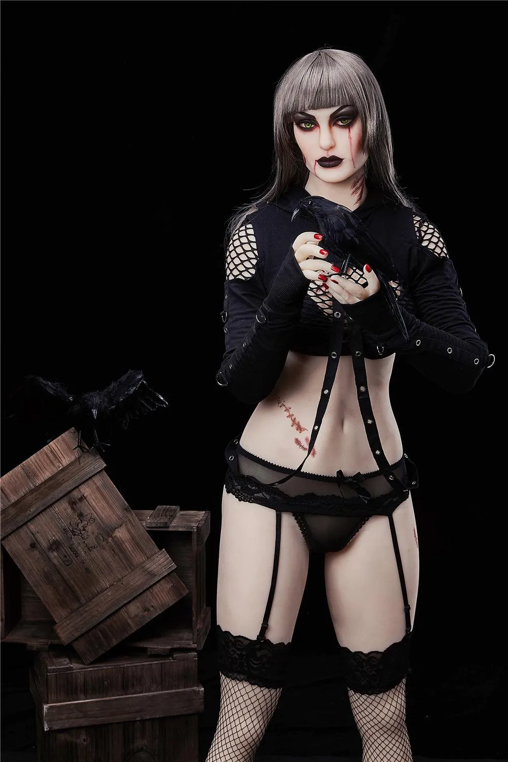 Neodoll Racy Mia Halloween - Realistic Sex Doll - 168cm Plus - White