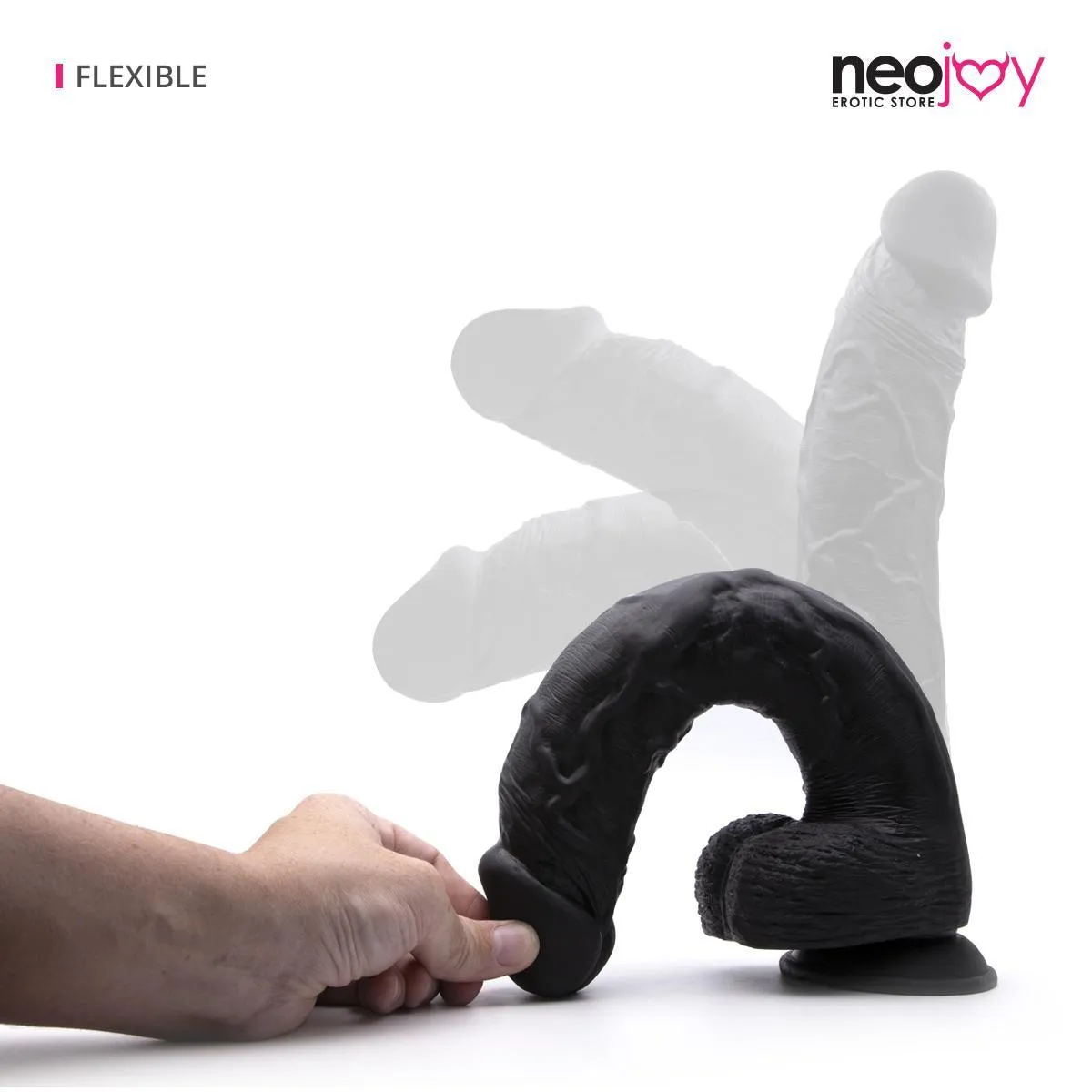 Neojoy - Monster Dong - Black â€“ 34.5cm â€“ 13.6 inch