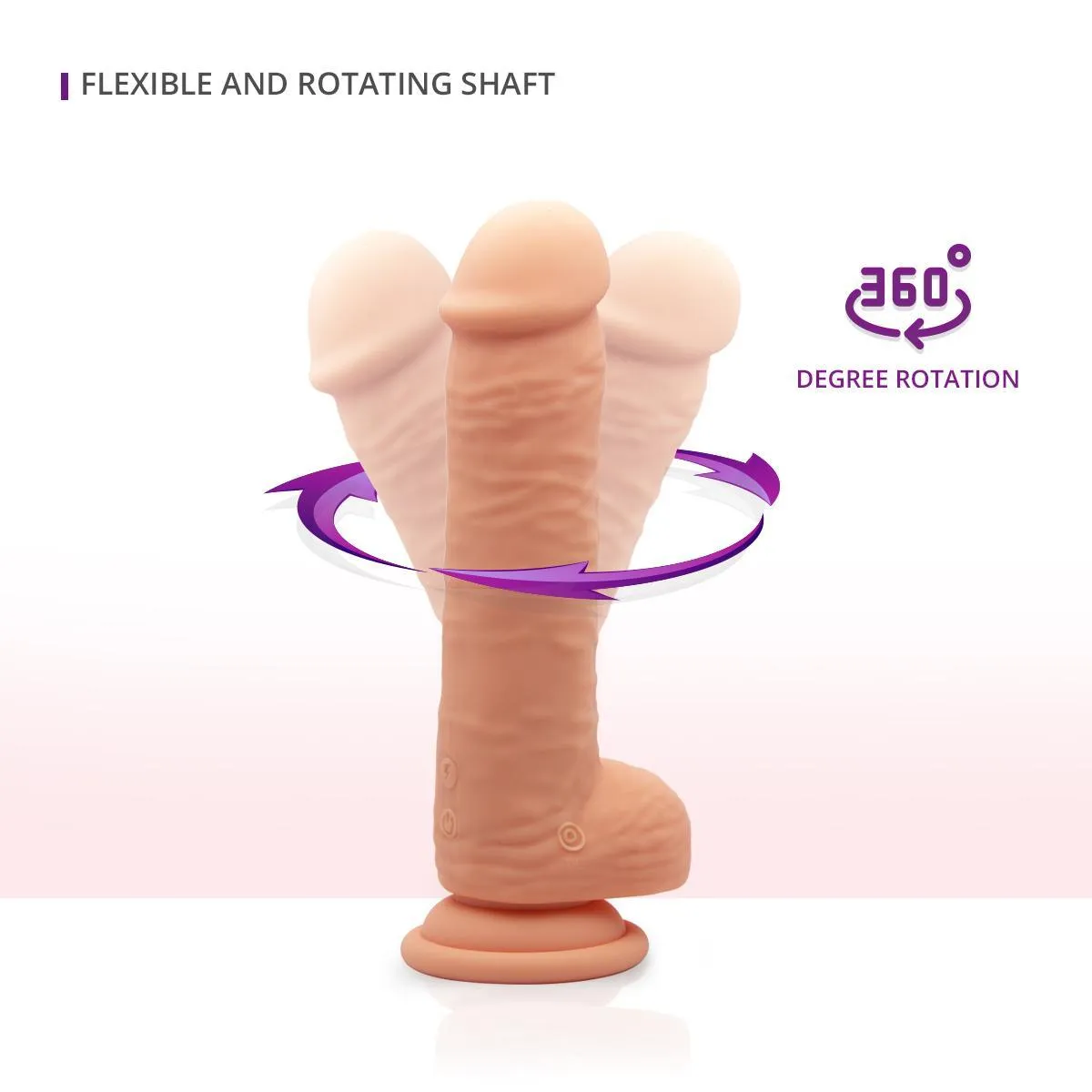 Neojoy - Mr. Vibes  Skinlike  Realistic Vibrating Dildo Flesh With A Strong Suction Cup - Flesh - 20cm - 7.9 inch
