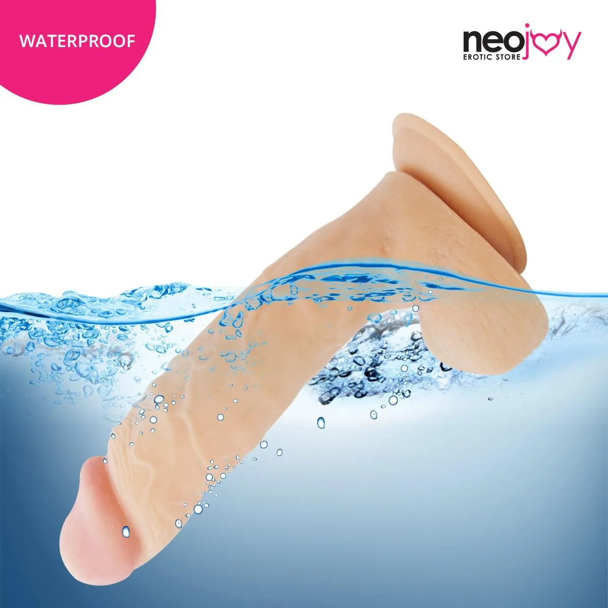 Neojoy - Takeover Lover Dildo With Strap-On Dong Pegging - Flesh - 24cm - 9.4 inch