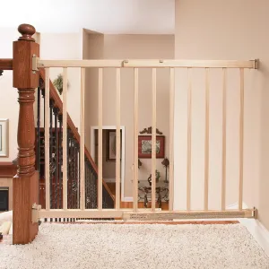 New Evenflo Top of Stairs, Extra Tall Gate, Hardware Mounted, Natural! Retails $65 