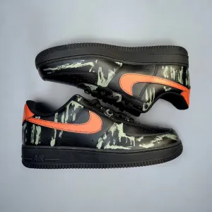 Nike Air Force 1 Custom Sneakers | Grime | Jungle Camo