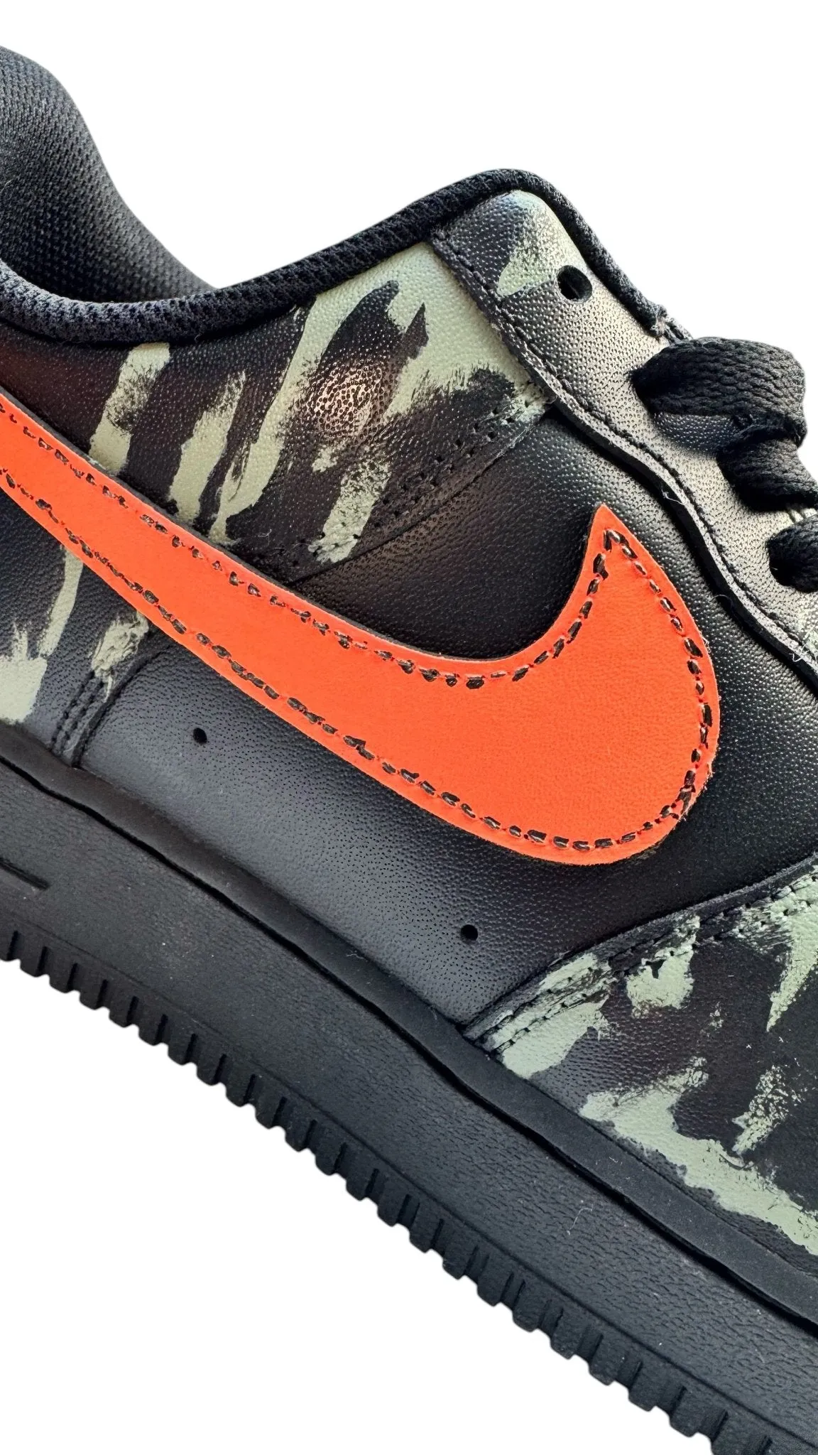 Nike Air Force 1 Custom Sneakers | Grime | Jungle Camo