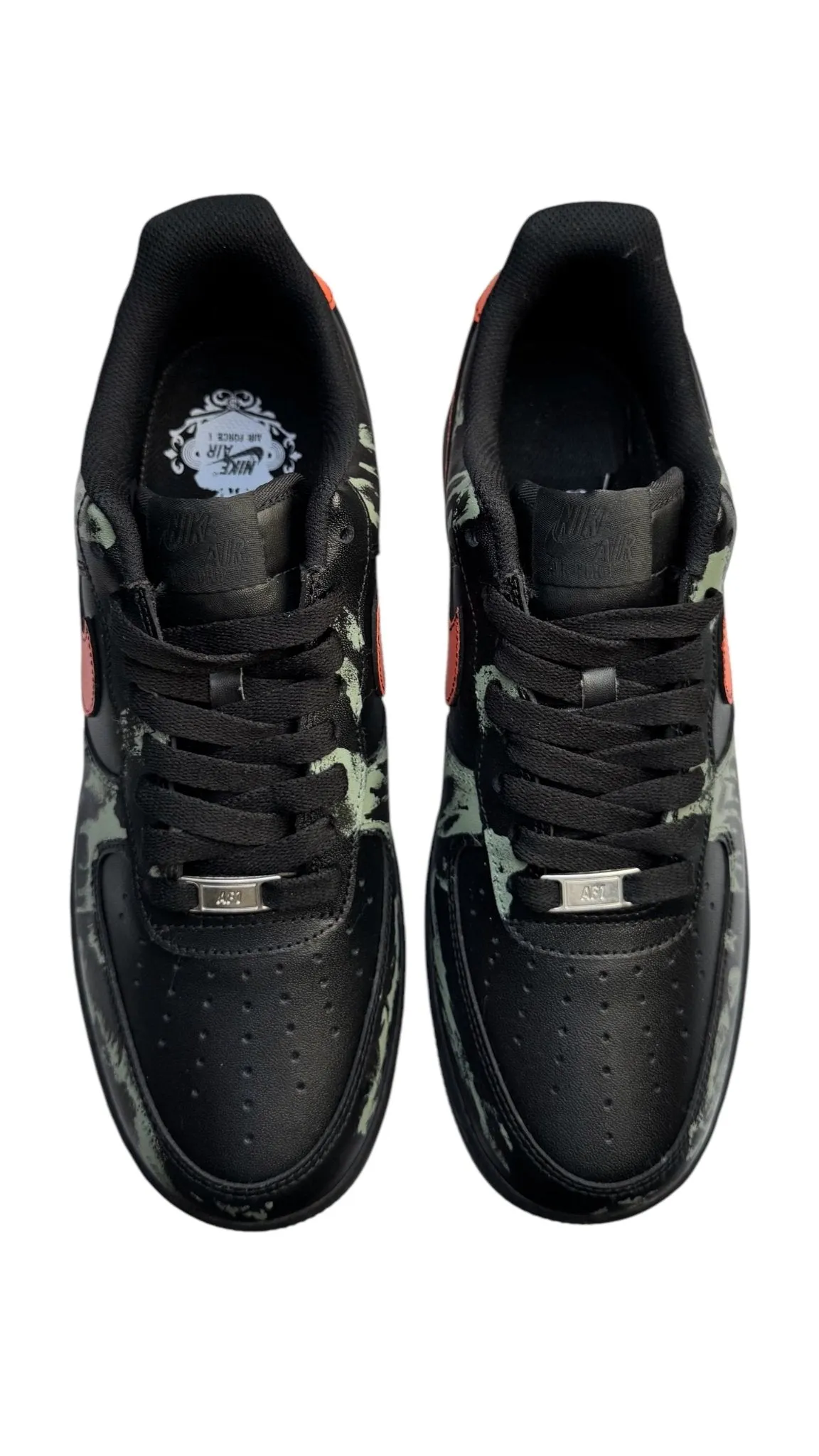 Nike Air Force 1 Custom Sneakers | Grime | Jungle Camo