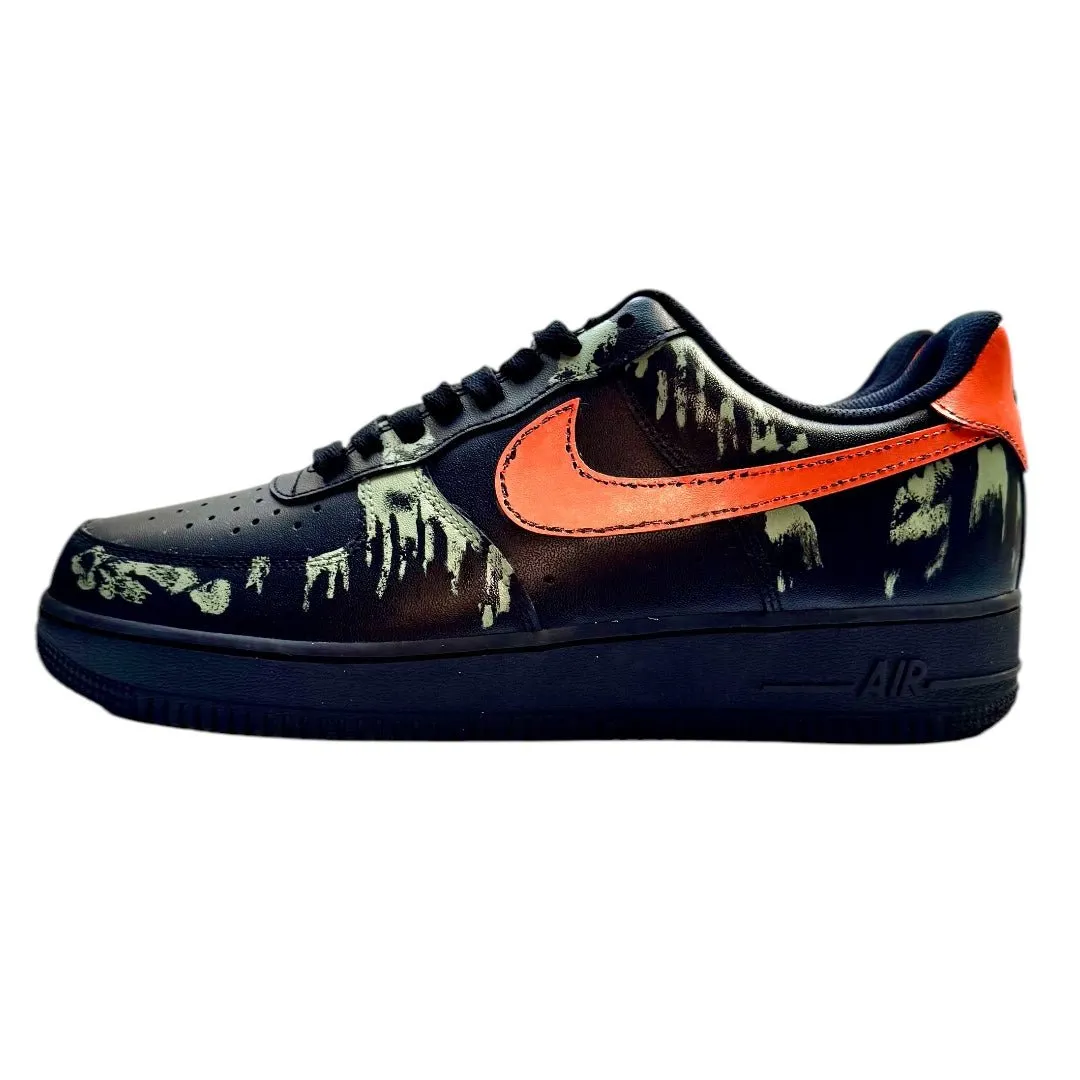 Nike Air Force 1 Custom Sneakers | Grime | Jungle Camo