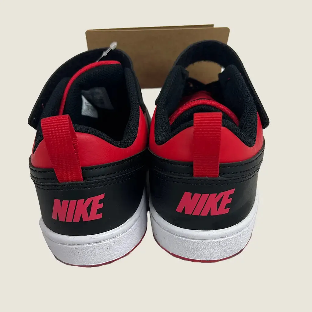 Nike Court Borough Low Recraft PS Kids Casual Shoes Red/Black US 3y