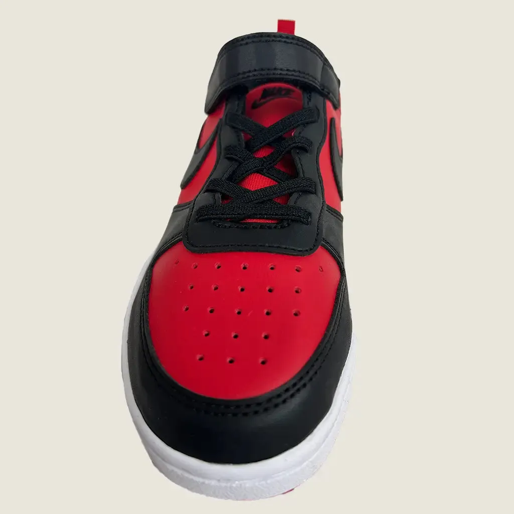 Nike Court Borough Low Recraft PS Kids Casual Shoes Red/Black US 3y