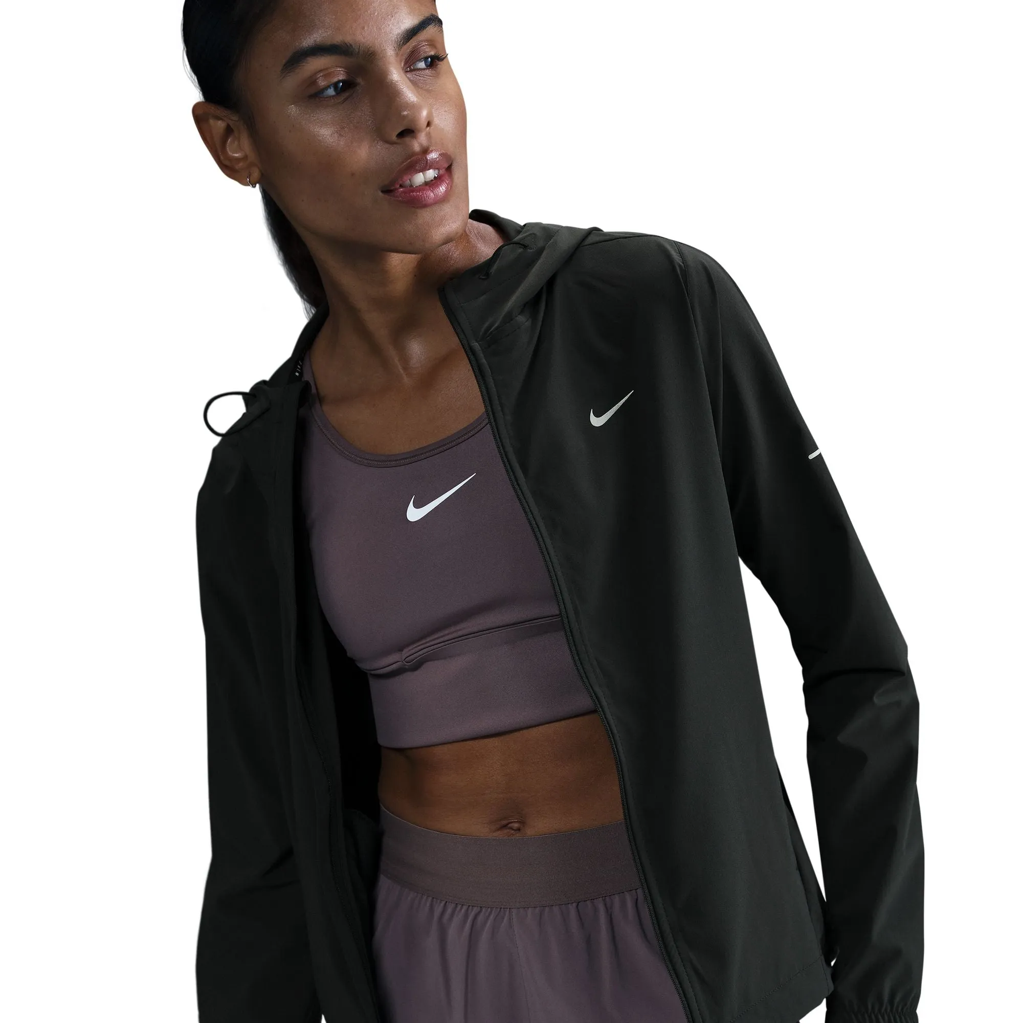 Nike Women's Swift Repel Packable Running Jacket Black