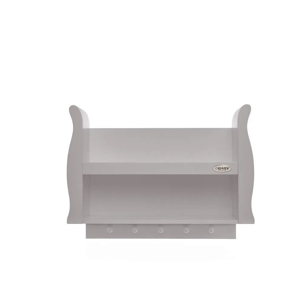 Obaby Stamford Classic Sleigh 7 Piece Room Set - Warm Grey